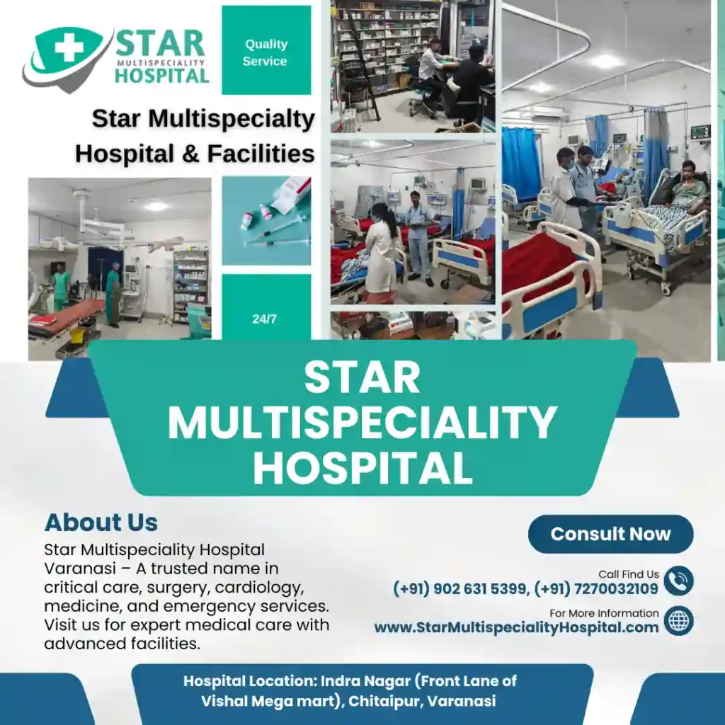 Best Multispeciality Hospital in Varanasi – Star Hospital Chitaipur Building Photo