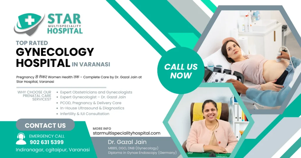 Dr. Gazal Jain – Best Gynecologist in Varanasi, Expert in High-Risk Pregnancy and Infertility Treatments