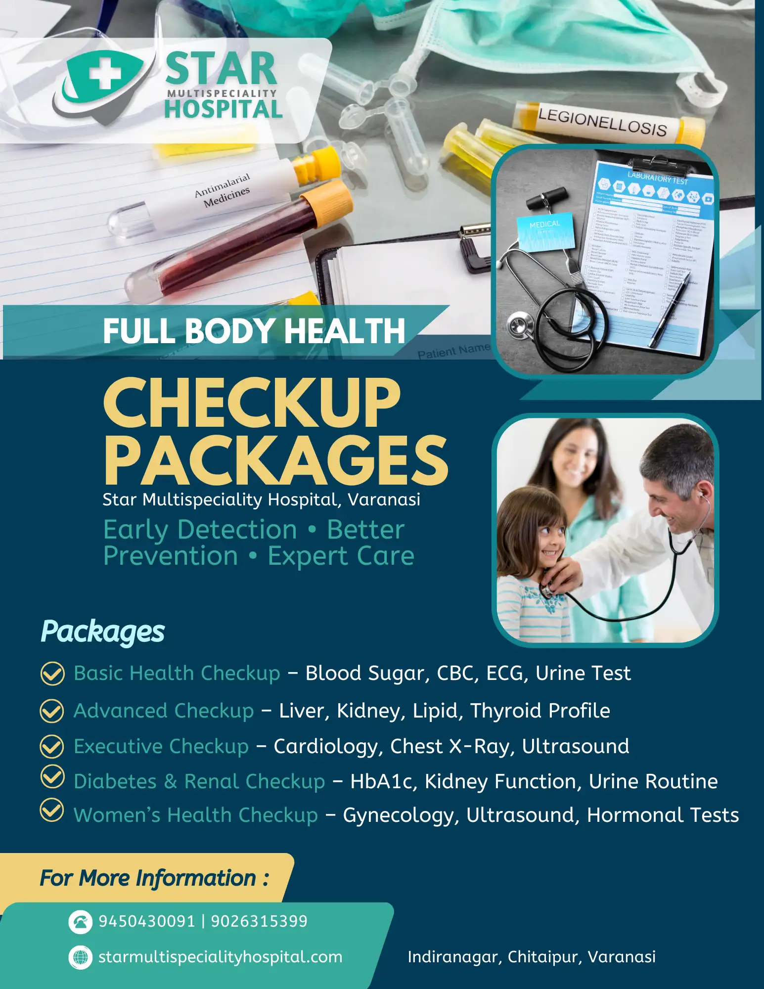 Best Hospital in Varanasi for Full Body Checkup – Star Multispeciality Hospital