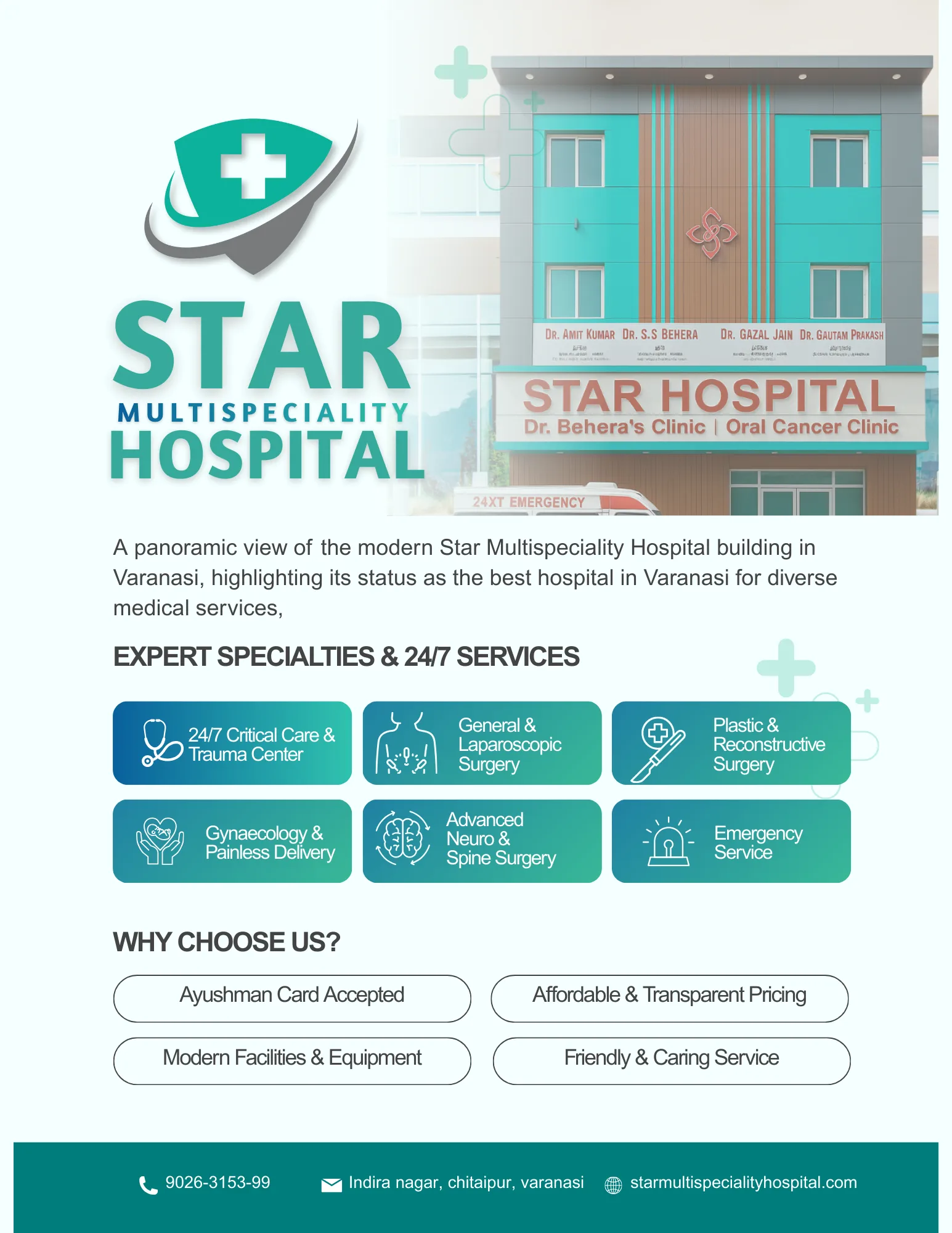 Star Multispeciality Hospital: Best Hospital in Varanasi for Critical Care, Neuro, Gynae & Surgery Experts