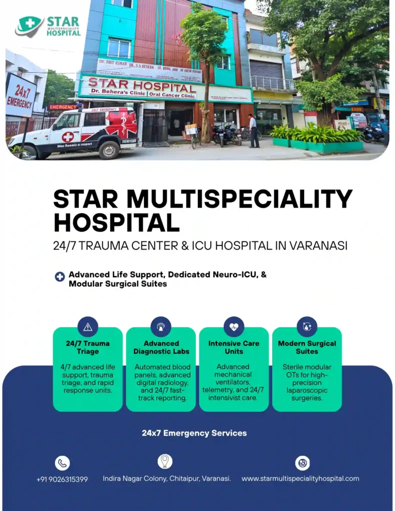 Trauma Center and ICU Hospital in Varanasi | Star Multispeciality